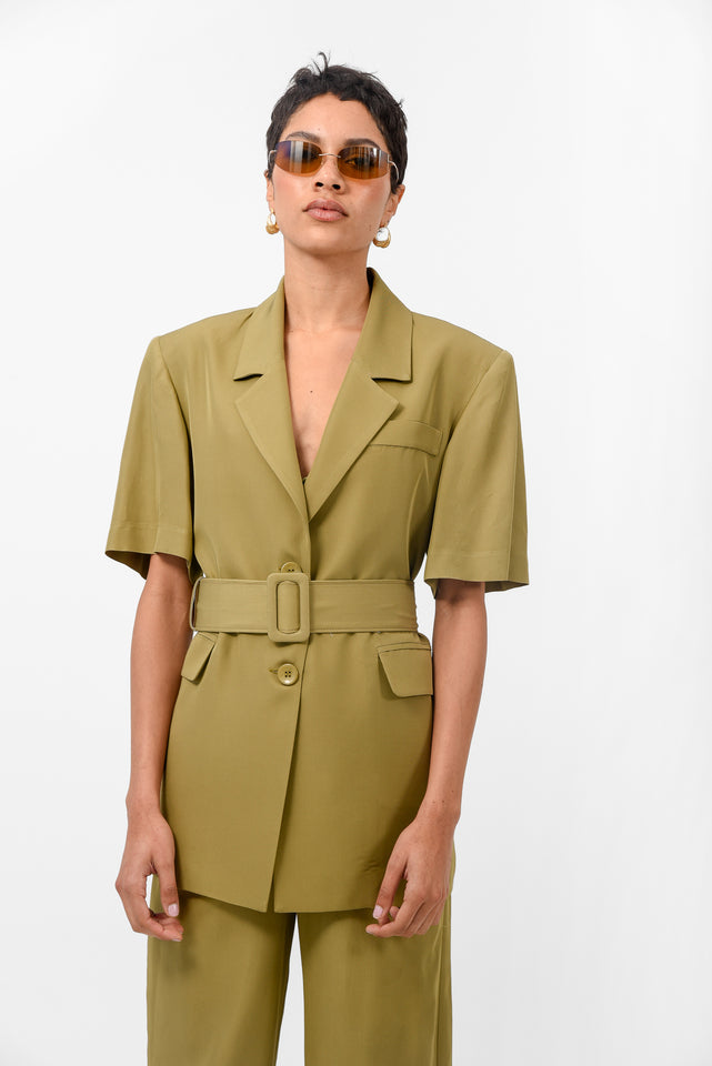 MELTEMI BLAZER OLIVE