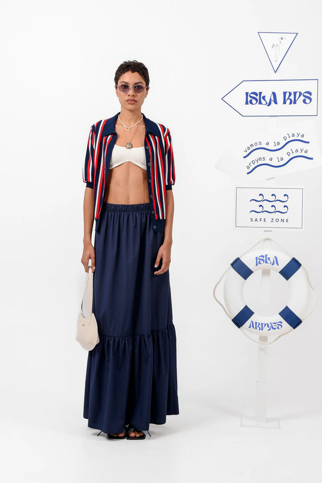 IBIZA POLO TOP BLUE
