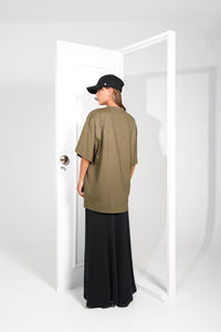 GROW OVERSIZE T-SHIRT |KHAKI