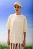 SANDY OVERSIZED T-SHIRT |VANILLA