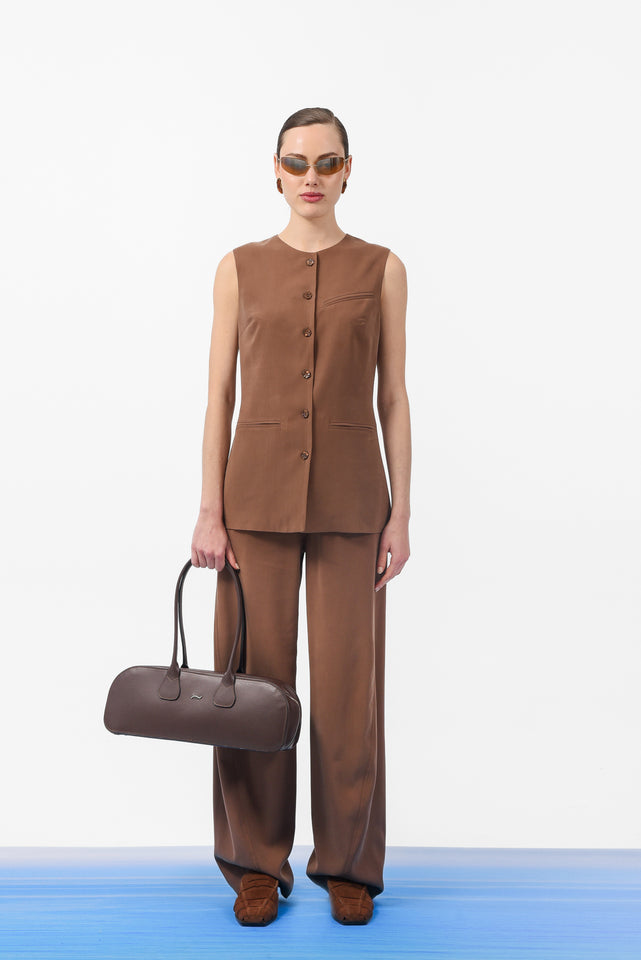 NOA VEST |BROWN