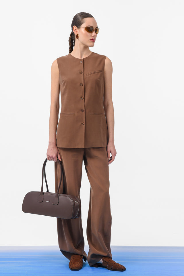 NOA VEST |BROWN