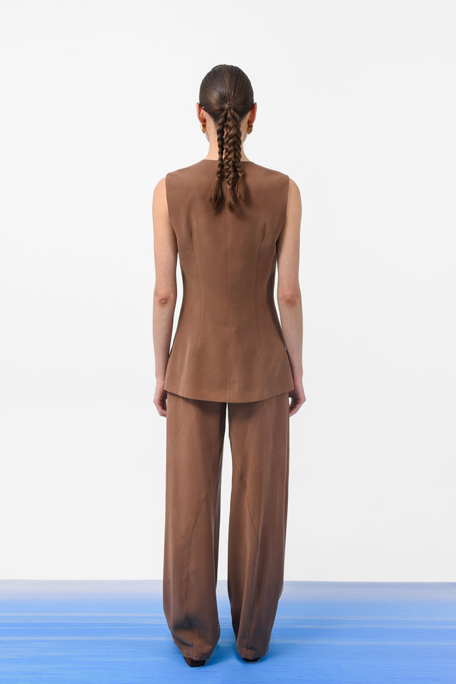 NOA VEST |BROWN