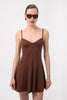 JULY DRESS |BROWN