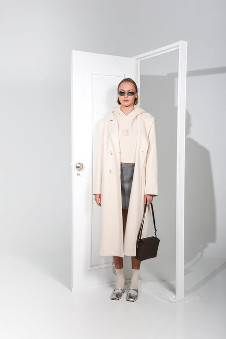 NEW DAWN COAT |CREME