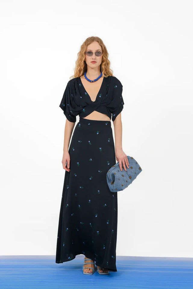 RIVIERA TOP DARK BLUE