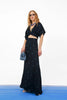 RIVIERA LONG SKIRT DARK BLUE