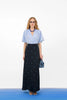 RIVIERA LONG SKIRT DARK BLUE