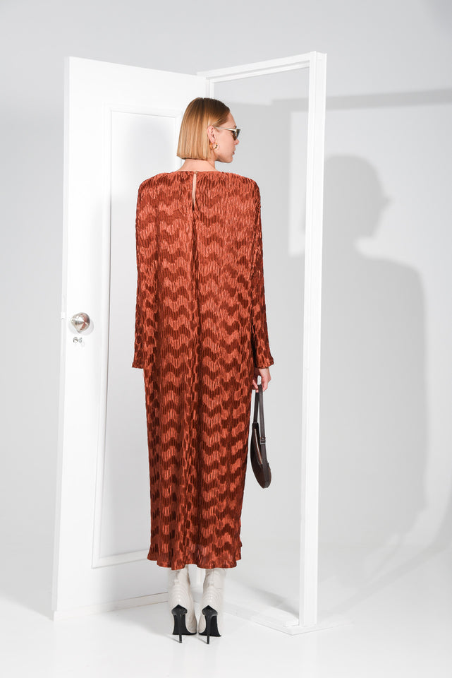 FUTURISTIC DRESS |TERRACOTTA