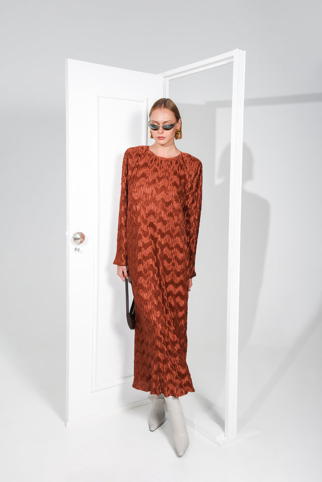 FUTURISTIC DRESS |TERRACOTTA