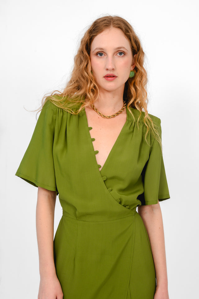 LONG ISLAND DRESS |GREEN
