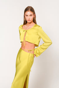 GWYNETH SKIRT LIME