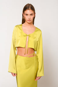 GWYNETH SKIRT LIME