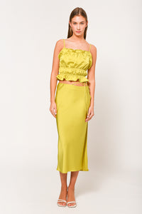 GWYNETH SKIRT LIME