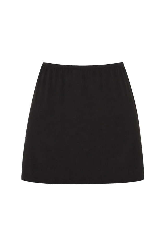 UNDERGARMENT SKIRT BLACK