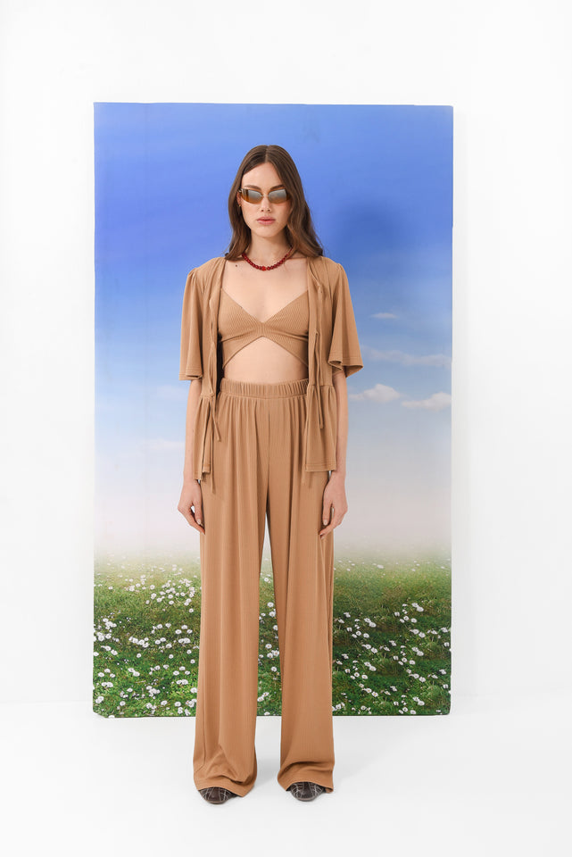 TANNED PANTS |CAMEL