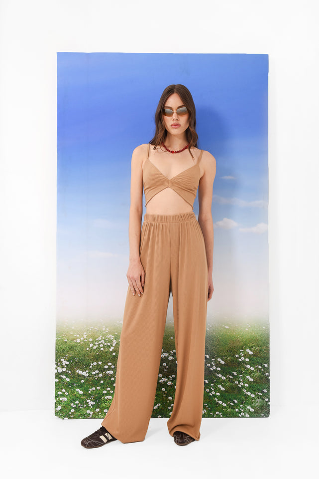 TANNED PANTS |CAMEL