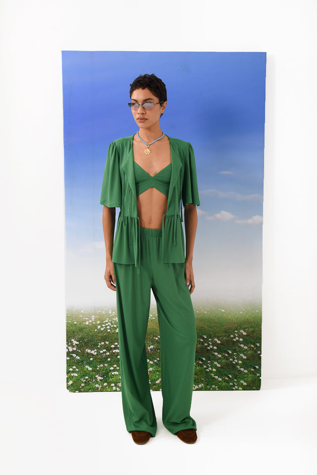 TANNED PANTS |GREEN