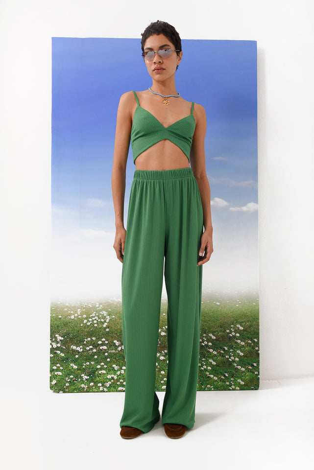 TANNED PANTS |GREEN