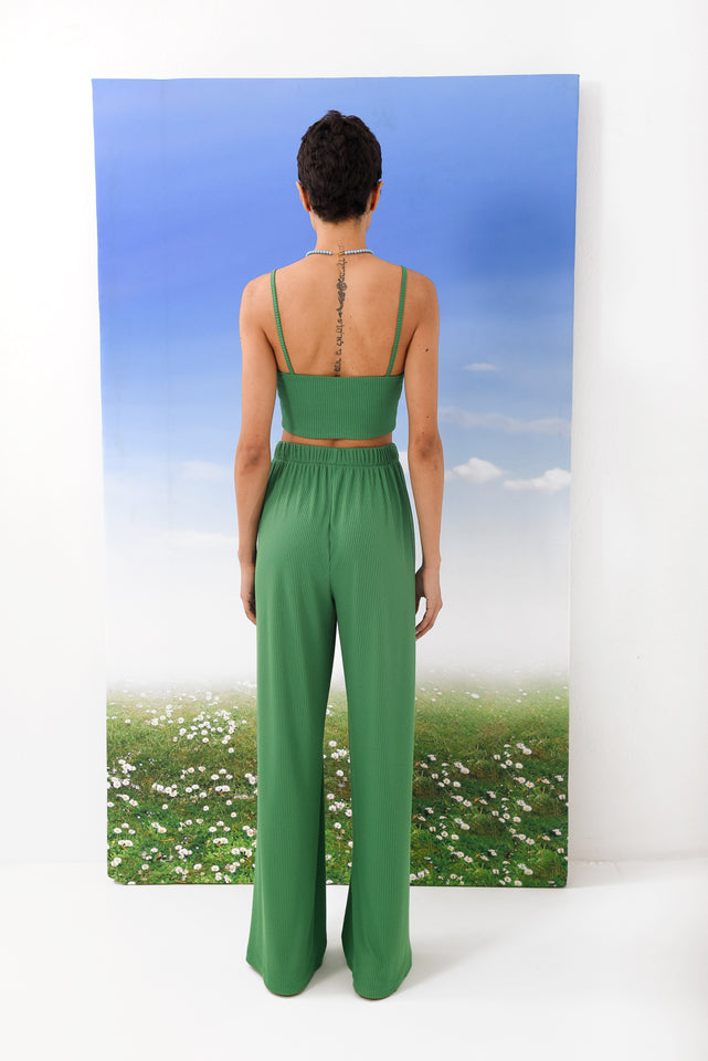 TANNED PANTS |GREEN