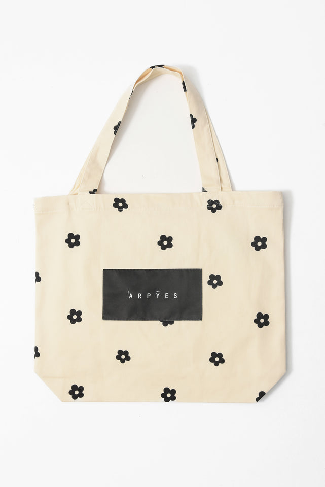 DAISY TOTE BAG BLACK