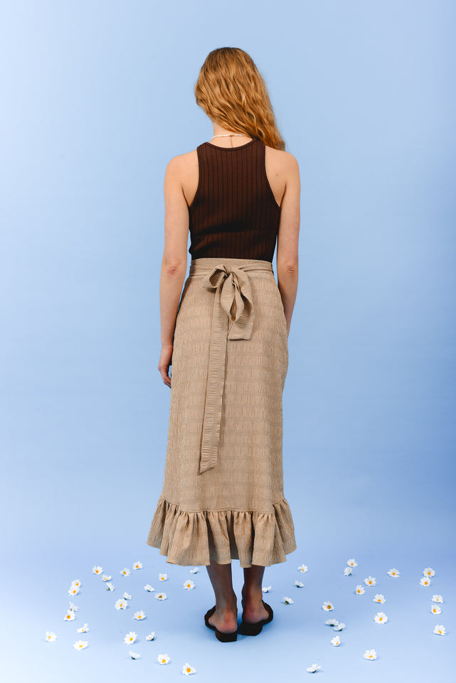 STARFRUIT TOP |BROWN