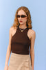 STARFRUIT TOP |BROWN