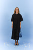 EASY LIVING T/SHIRT-DRESS |BLACK