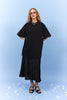 EASY LIVING T/SHIRT-DRESS |BLACK