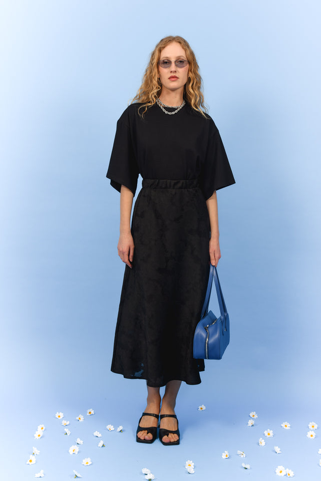 EASY LIVING T/SHIRT-DRESS |BLACK