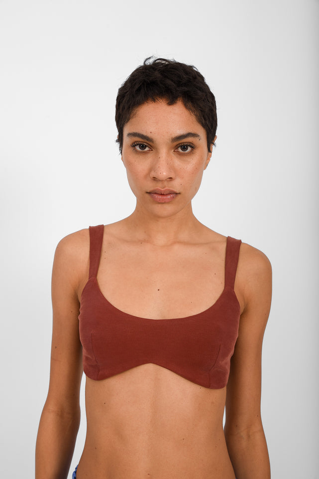 NO PLANS BRA TERRACOTA