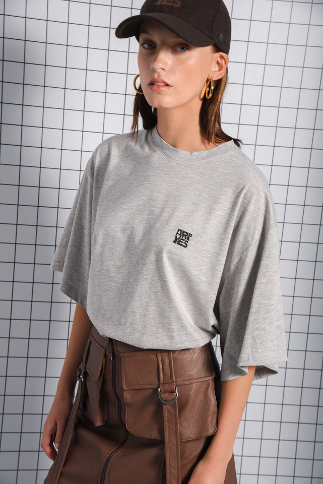 GROW OVERSIZE T-SHIRT |GREY