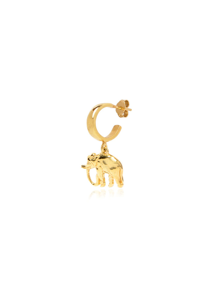 Elephant Mini Hoops -single earring-