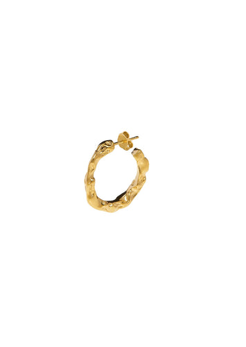 Full Moon Hoops -single earring-