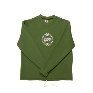 Pure Green Baroque Crewneck Sweater