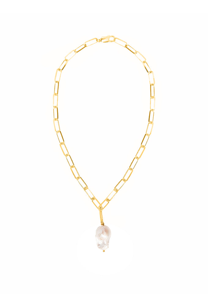 Yasemi Baroque Pearl Necklace