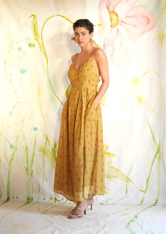 PEONY JUMO]PSUIT GREEN