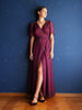 MELITA DRESS BORDEAUX