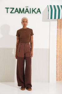 SALTFISH TEE BROWN
