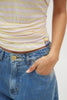 ST. BARTH TOP YELLOW STRIPES