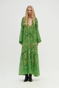 SUEZ DRESS GREEN
