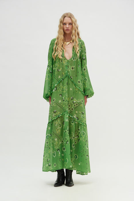 SUEZ DRESS GREEN