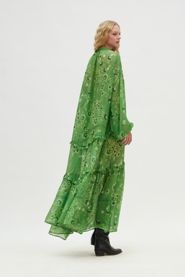 SUEZ DRESS GREEN