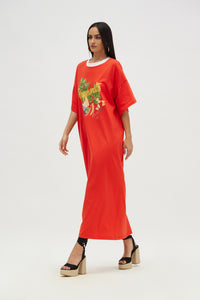 BRONX DRESS RED