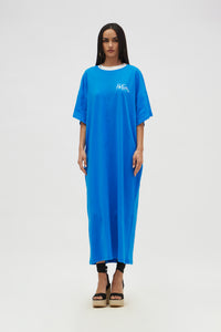 BRONX DRESS CAPRI BLUE