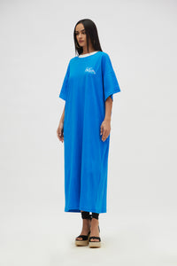 BRONX DRESS CAPRI BLUE
