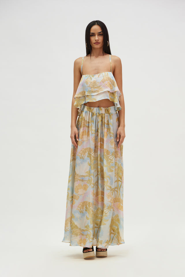 INDIE SKIRT SKY BLUE
