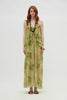 ROSE DRESS GOLD GREEN