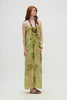 ROSE DRESS GOLD GREEN