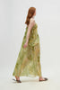 ROSE DRESS GOLD GREEN